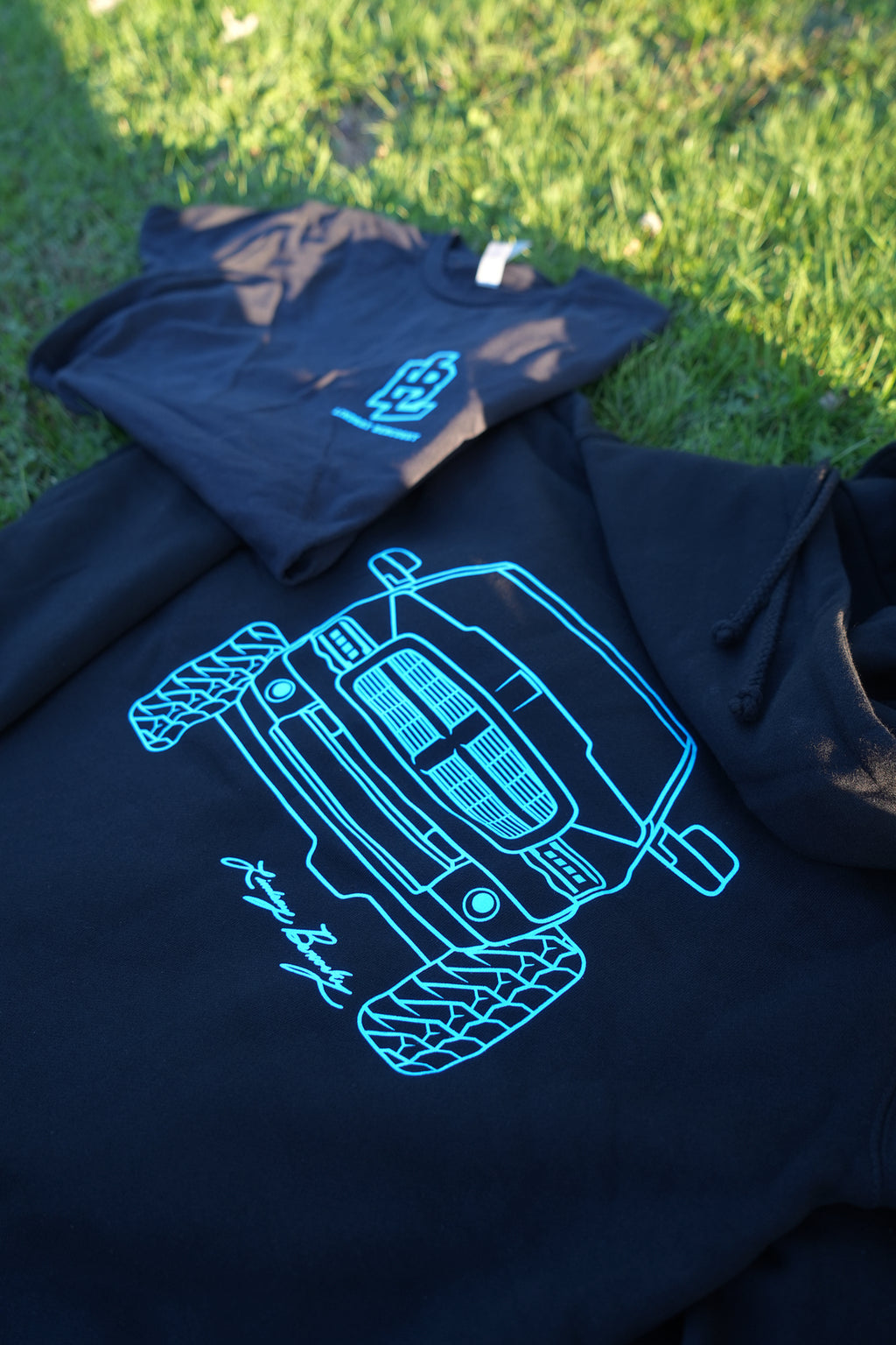 Black And Blue Hoodie image 0