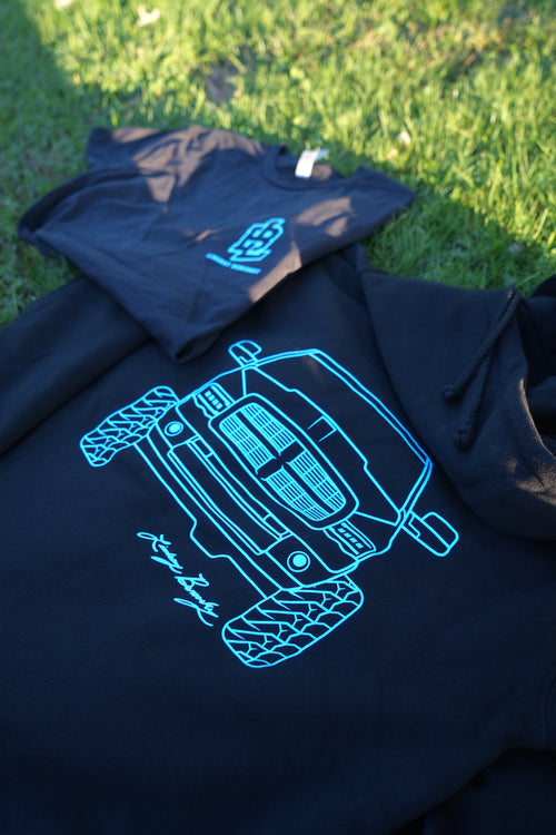 Black And Blue Hoodie image 0