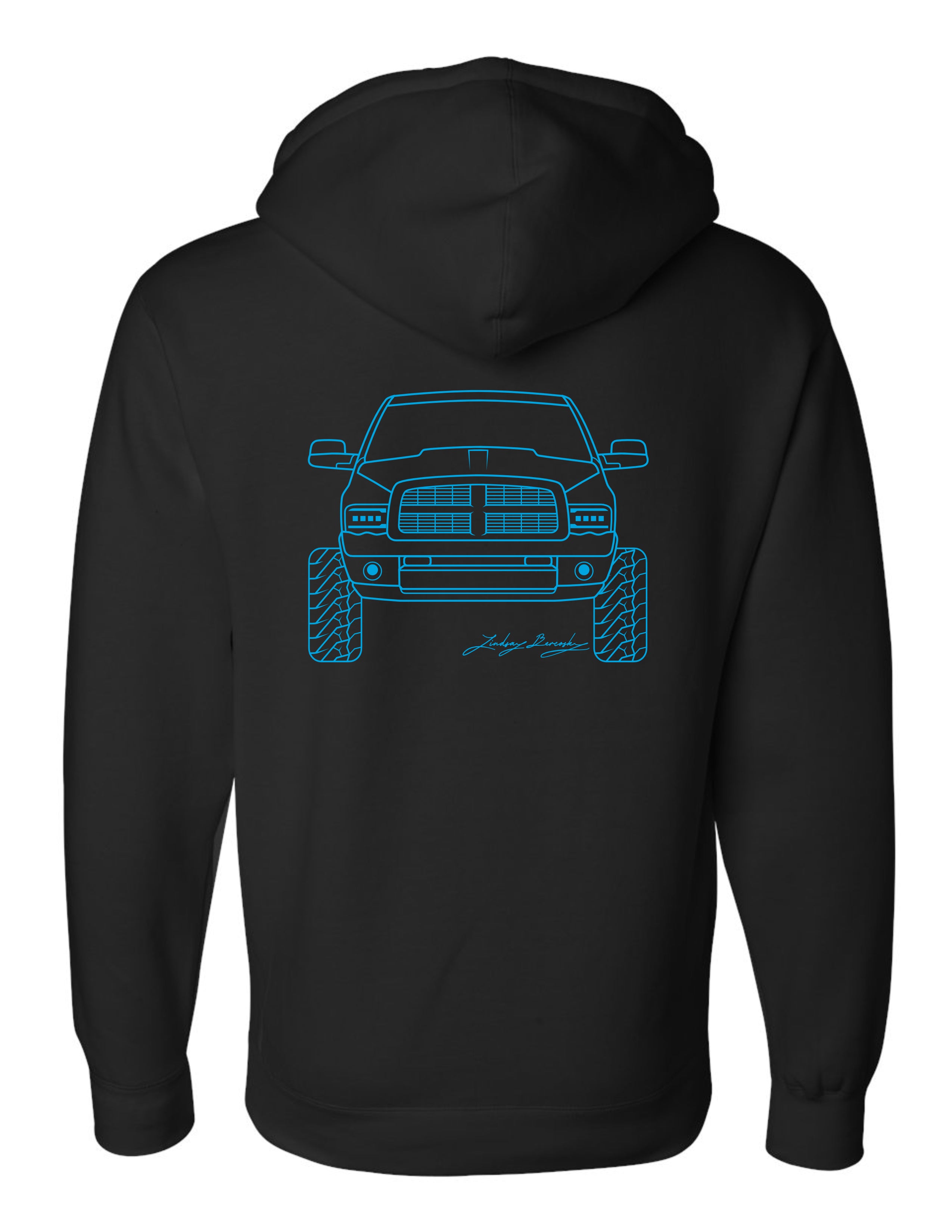 Black And Blue Hoodie image 1