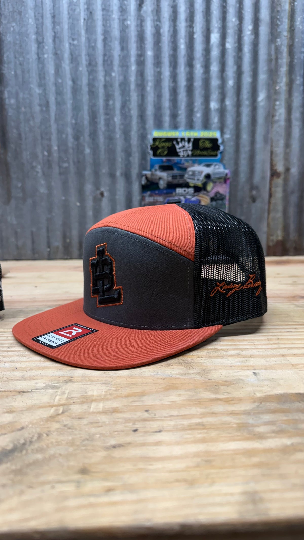 Orange/Gray 7 Panel