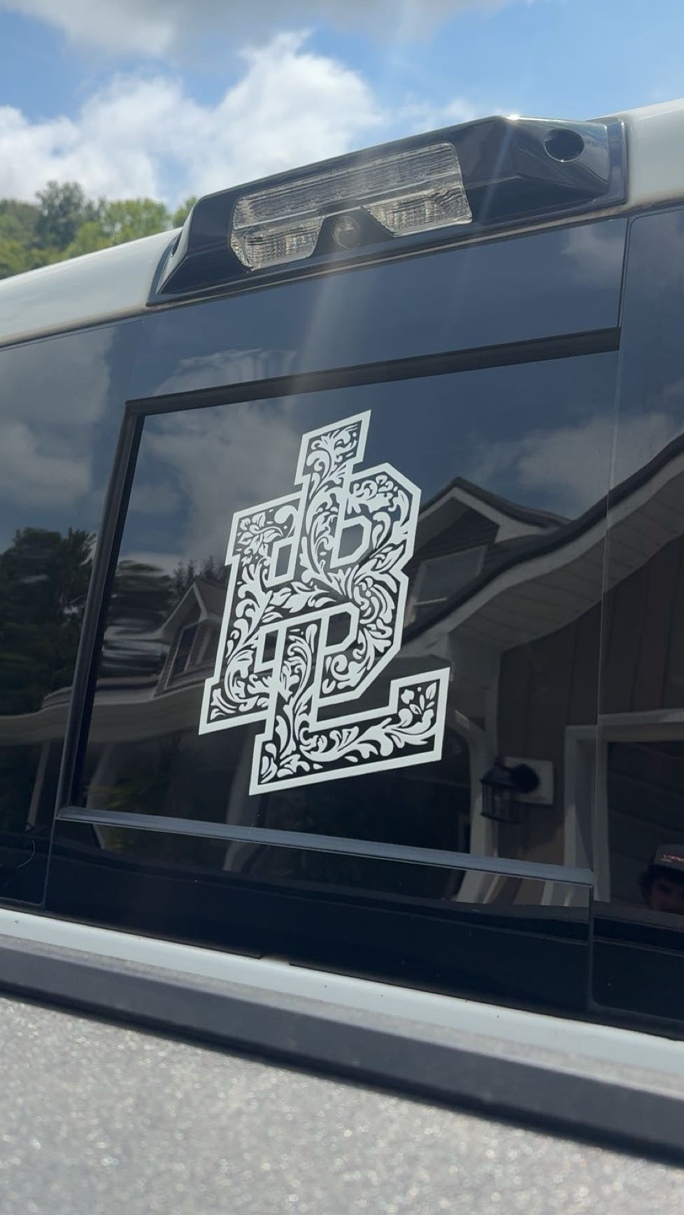 10” Tooled LB Sticker